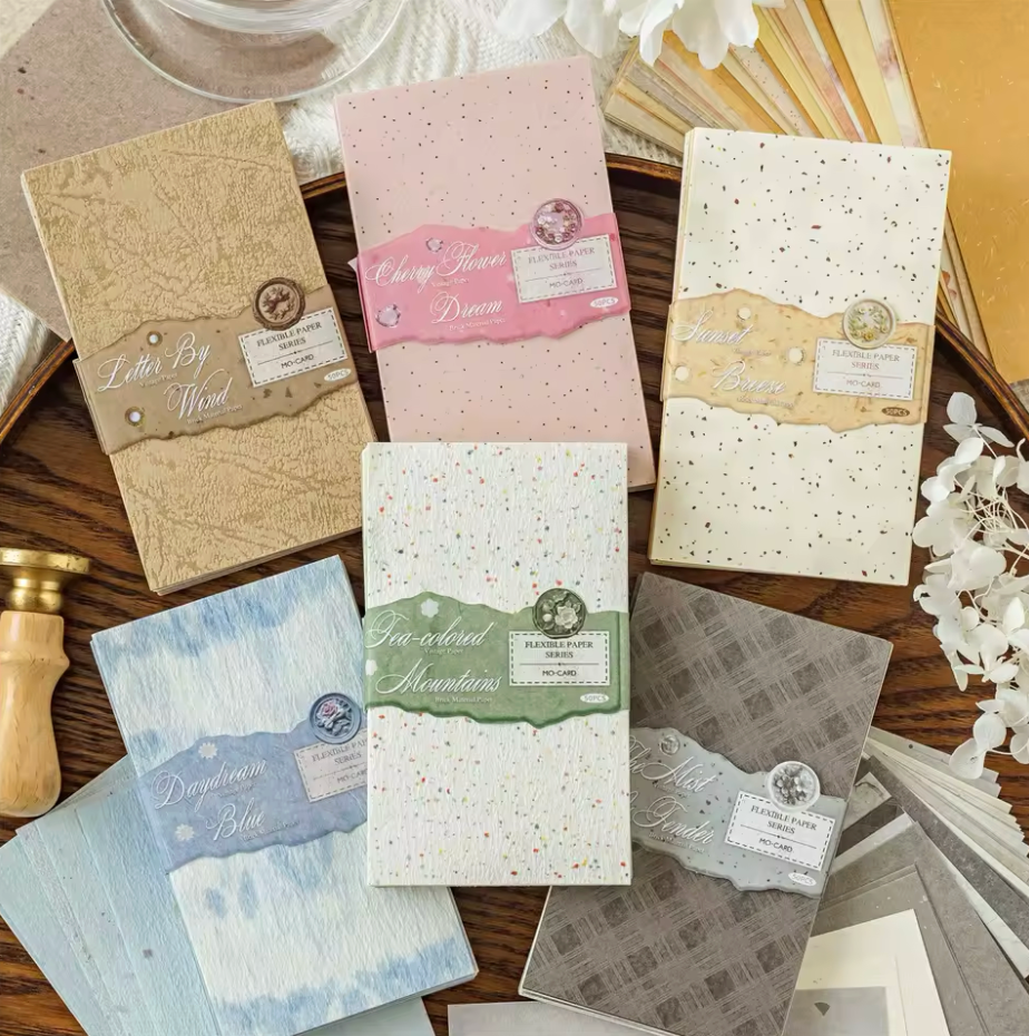 50 Papeles de colores - Varias texturas