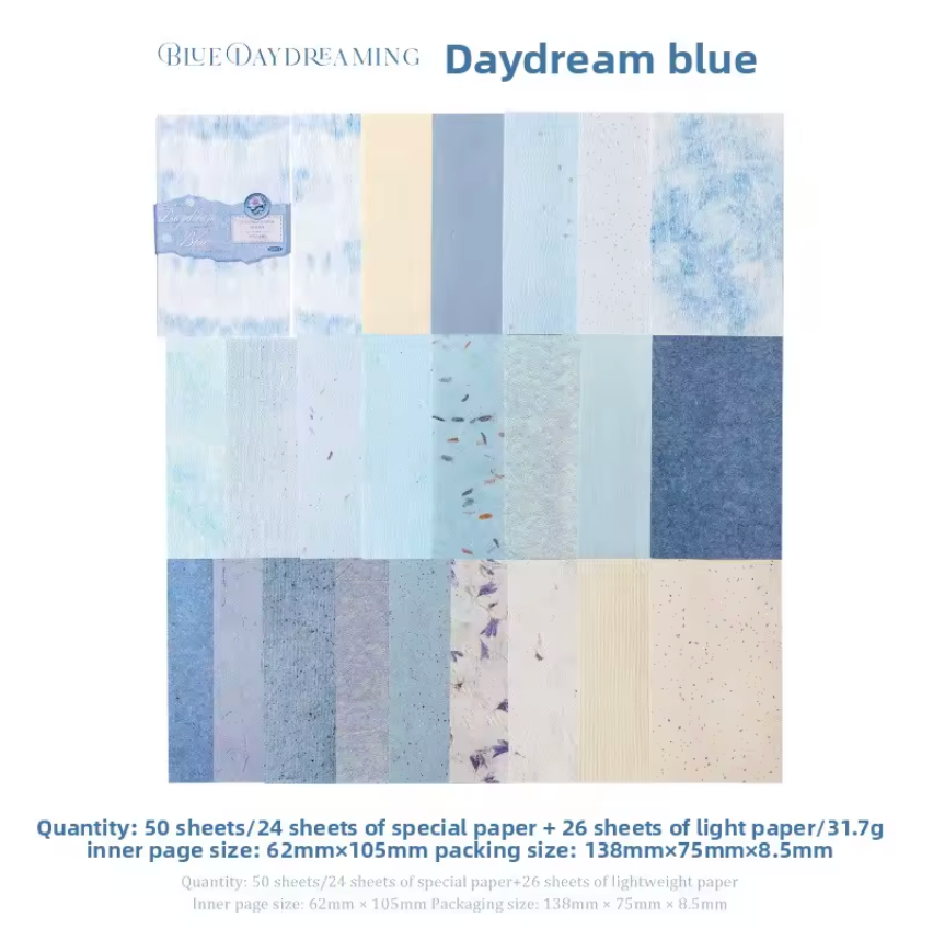 50 Papeles de colores - Varias texturas