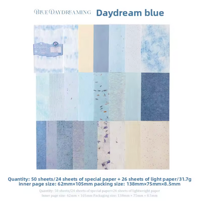 50 Papeles de colores - Varias texturas