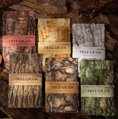 20 Papeles Corteza de arboles