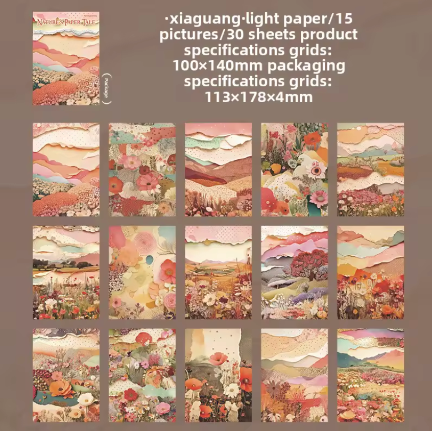 30 Papeles Natural Serie