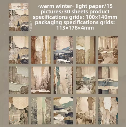 30 Papeles Natural Serie