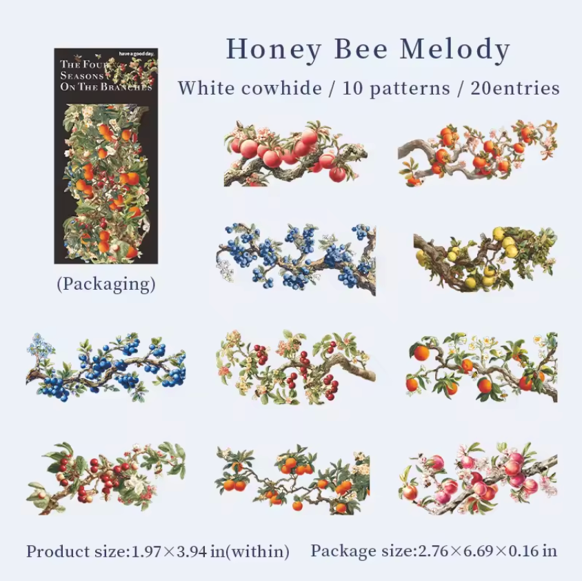 20 Cartulinas Ramas de arboles