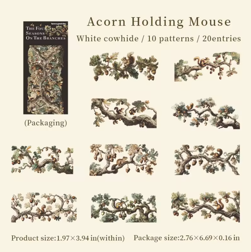 20 Cartulinas Ramas de arboles