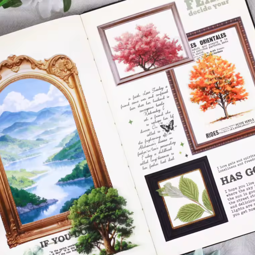 15 Stickers Arboles Estaciones