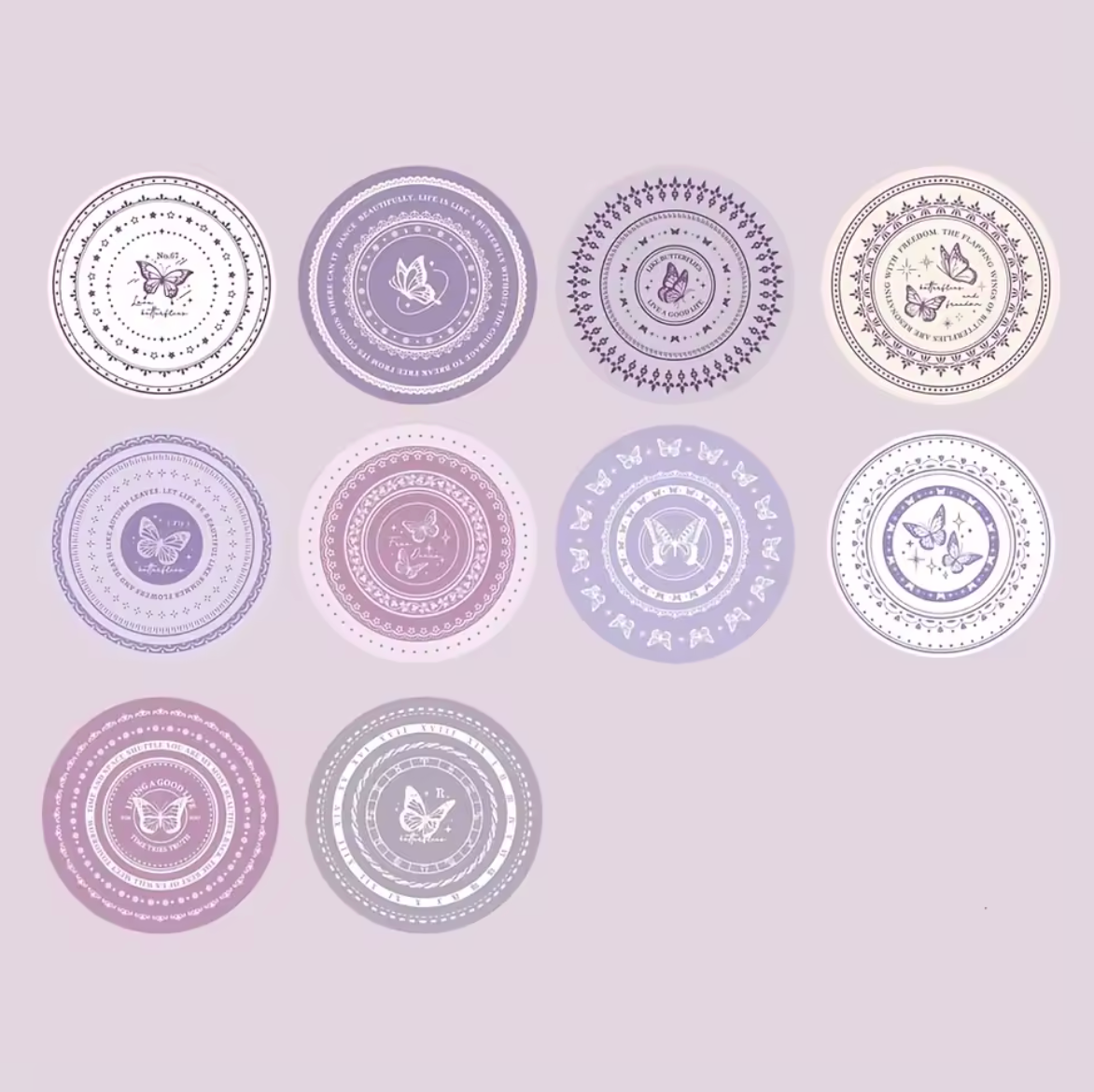 20 Stickers Pre cortados