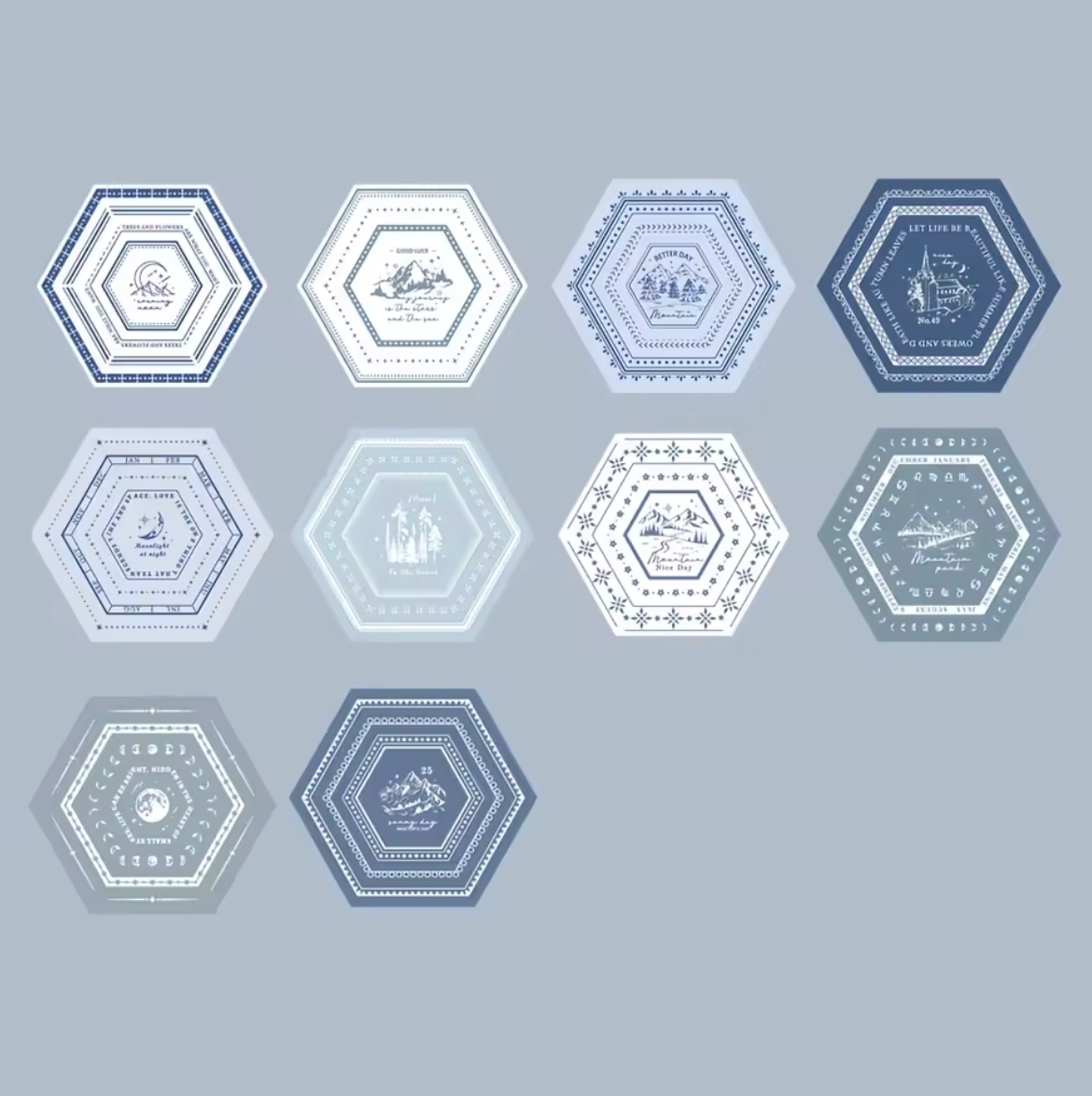 20 Stickers Pre cortados