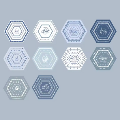 20 Stickers Pre cortados