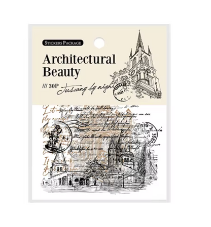 30 Stickers transparentes con texto