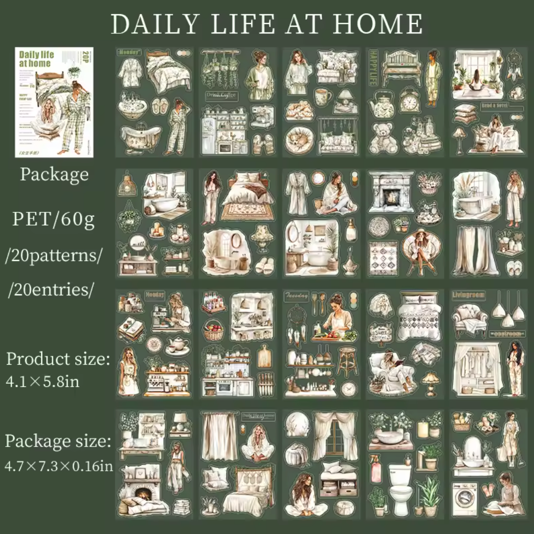 Libro de Stickers - 20 paginas - Life