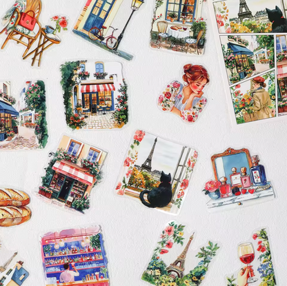 25 Stickers Pintura al oleo