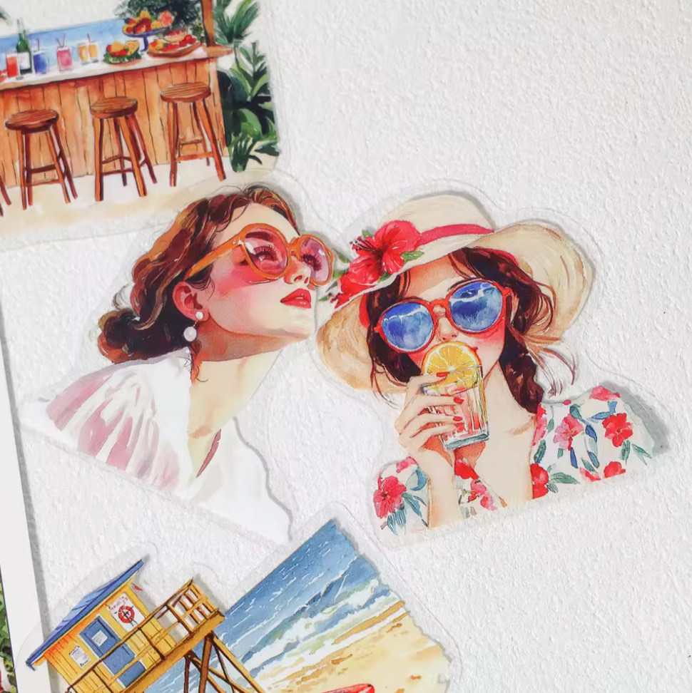 25 Stickers Pintura al oleo
