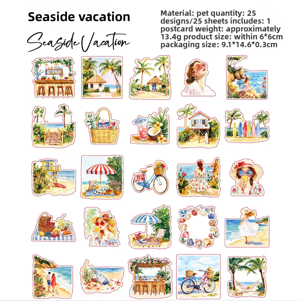 25 Stickers Pintura al oleo