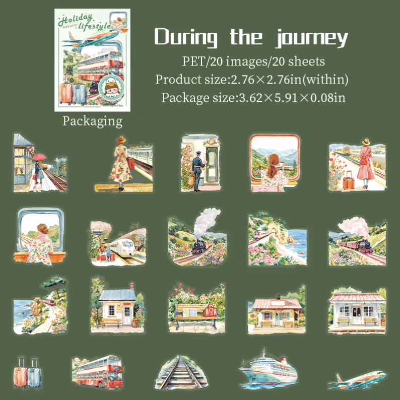 20 Stickers Holidays Lifestyle