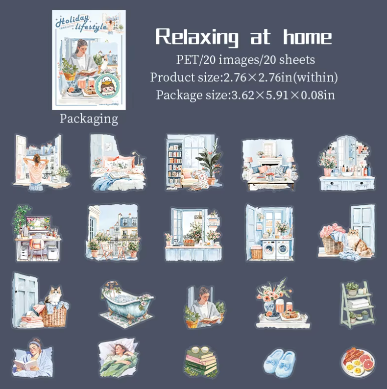 20 Stickers Holidays Lifestyle