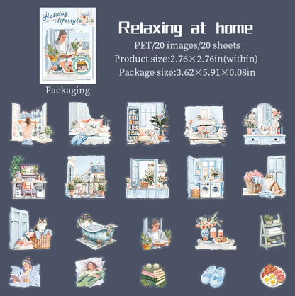 20 Stickers Holidays Lifestyle