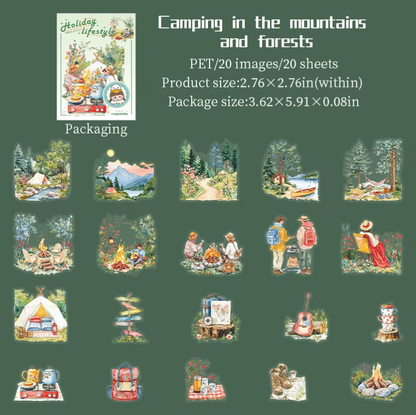 20 Stickers Holidays Lifestyle