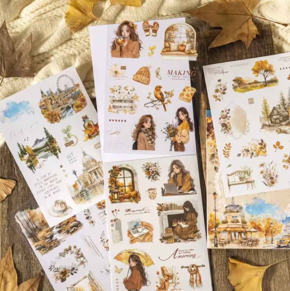 Libro de Stickers Grande Autumn