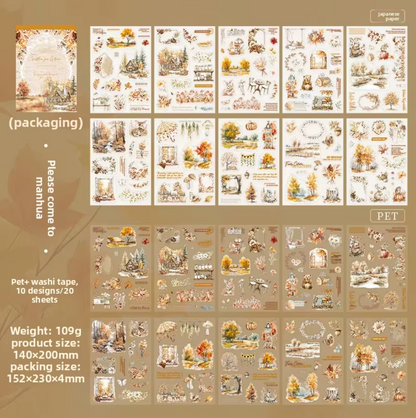 Libro de Stickers Grande Autumn