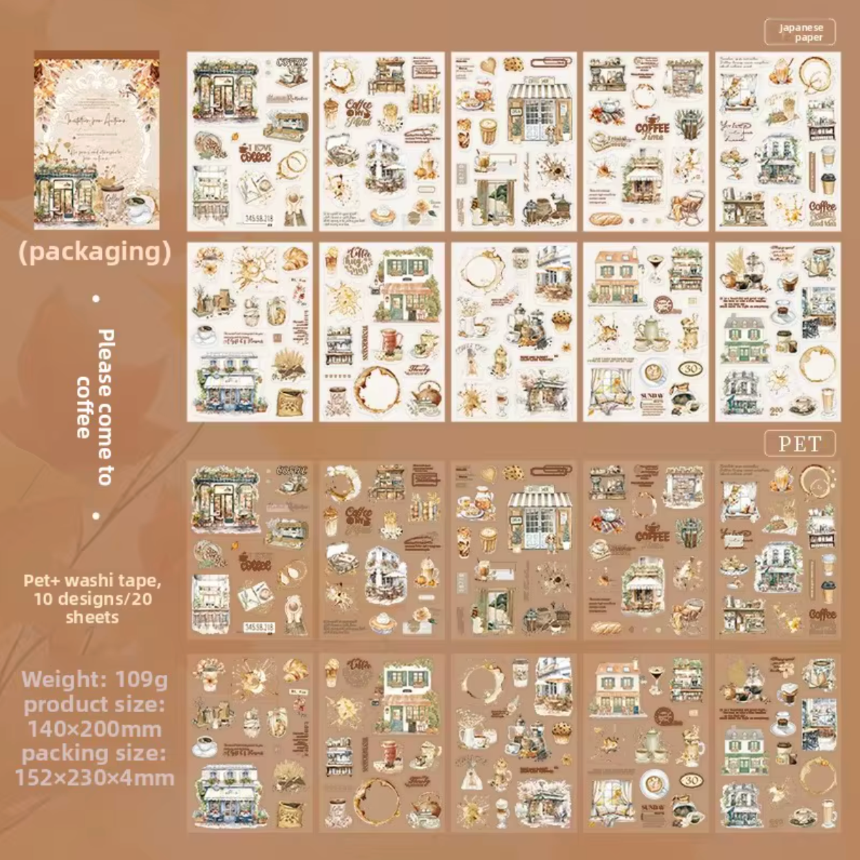 Libro de Stickers Grande Autumn