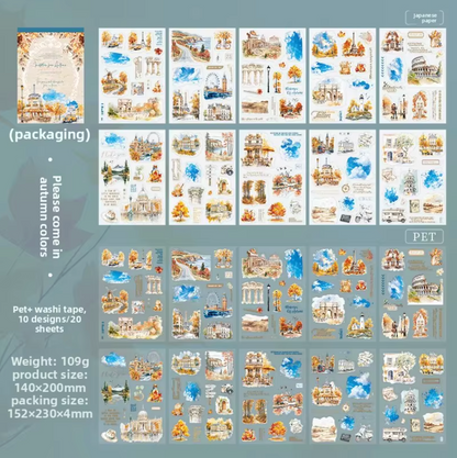 Libro de Stickers Grande Autumn