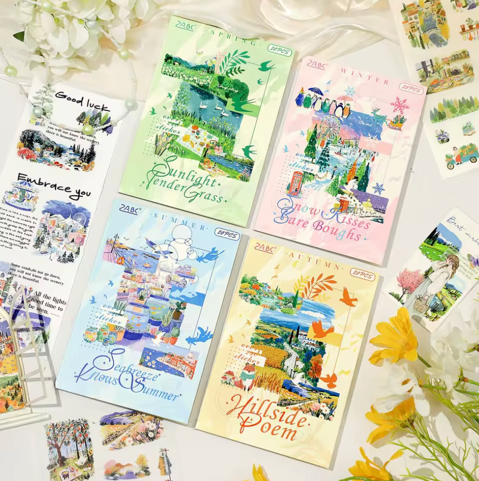 Libro de stickers Pastel