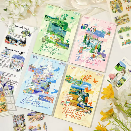 Libro de stickers Pastel