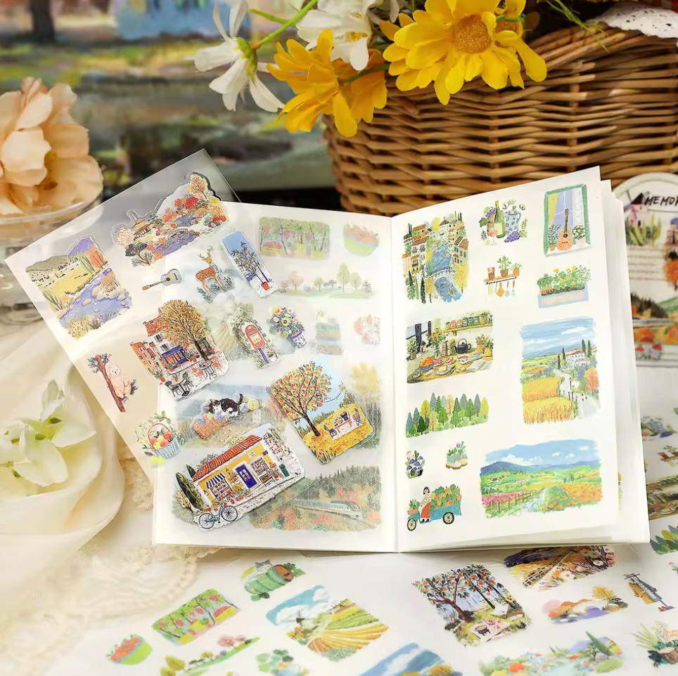 Libro de stickers Pastel