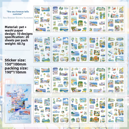 Libro de stickers Pastel