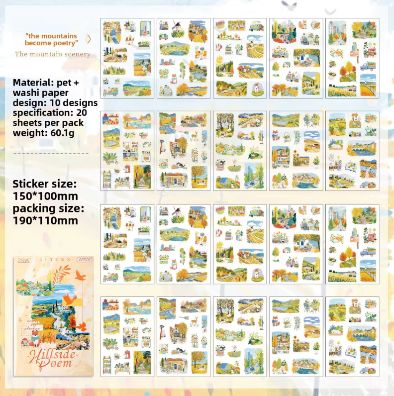Libro de stickers Pastel
