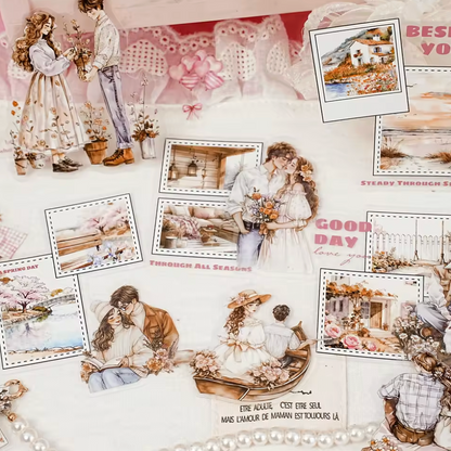 15 Stickers Parejas Amor