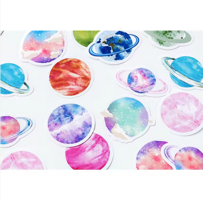 Cajita de Stickers Planetas