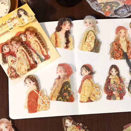 30 Stickers Monitas hermosas