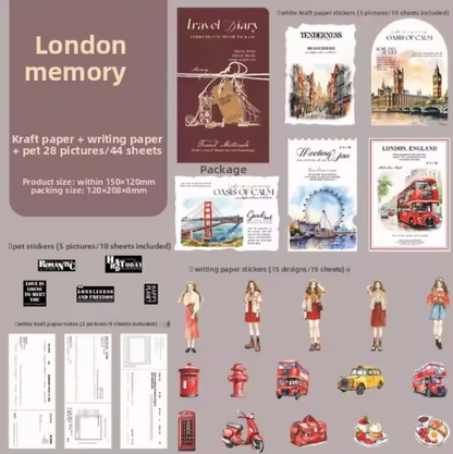 Kit de 44 piezas Travel Diary