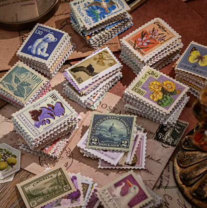 100 Stickers timbres