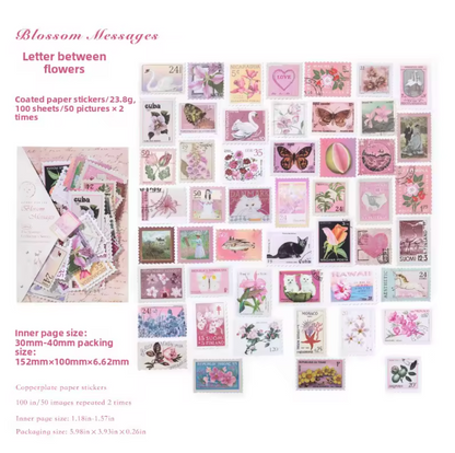 100 Stickers timbres