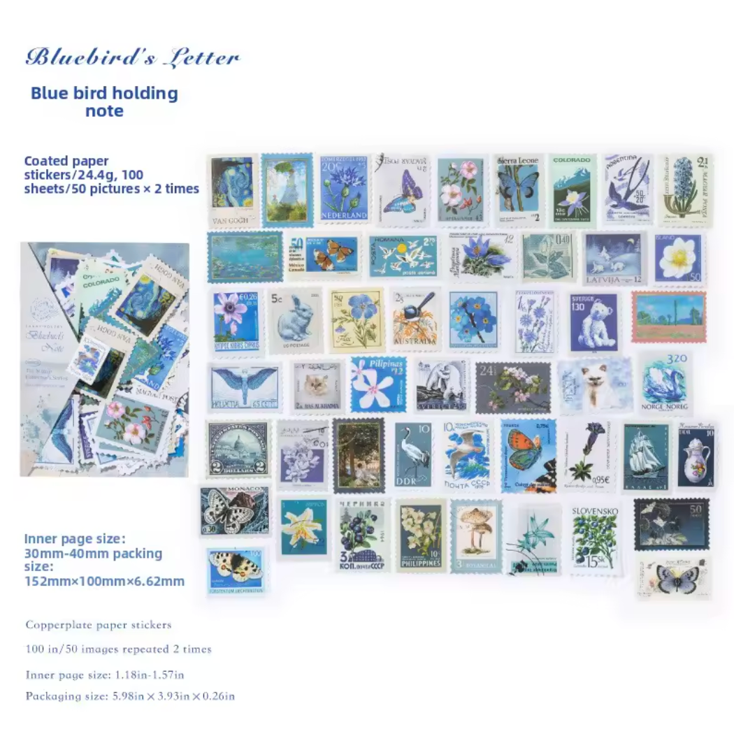 100 Stickers timbres