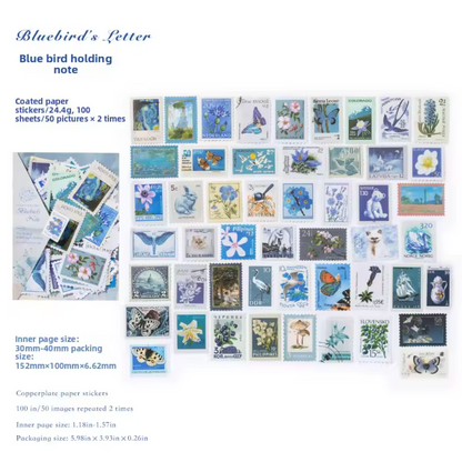 100 Stickers timbres