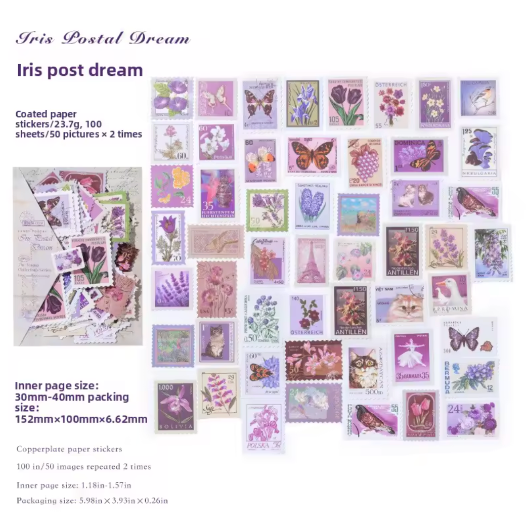 100 Stickers timbres