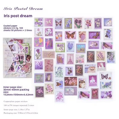 100 Stickers timbres