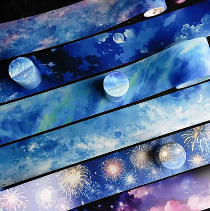 Washi Tape ancho Cielo