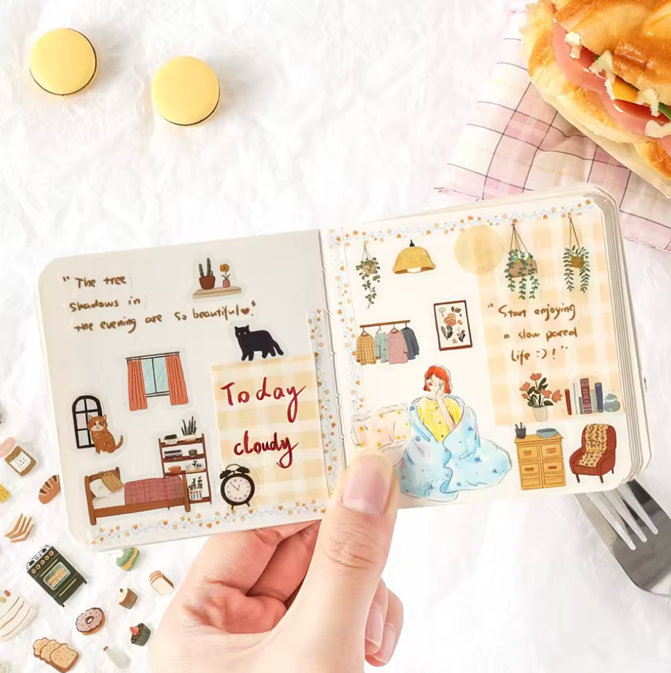 4 Hojas de Stickers Chiquitos