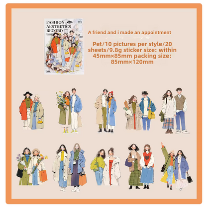 20 Stickers Monitas Bonitas