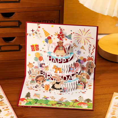2 Hojas de Stickers Animales tiernos