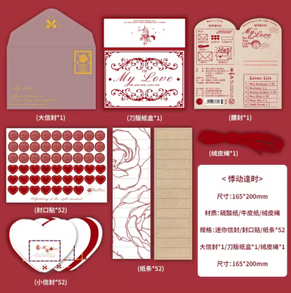Kit de 52 piezas Cartas de amor