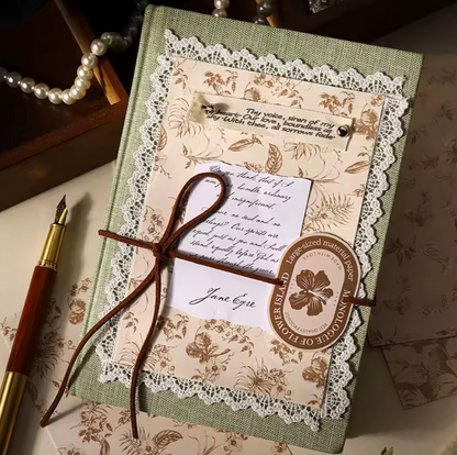 10 Hojas de papel Estilo Toile de Jouy