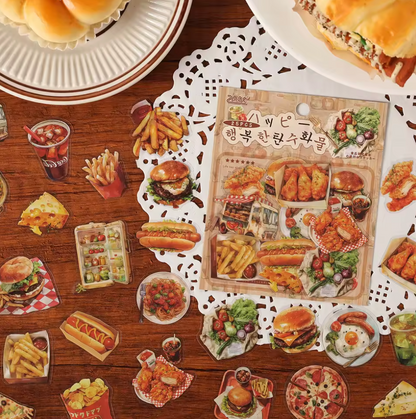 25 Stickers Comida