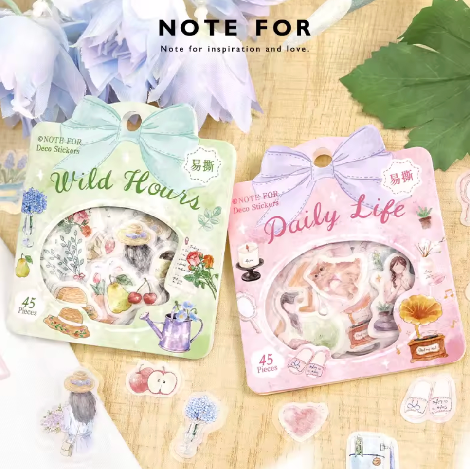 45 Stickers Colores pasteles