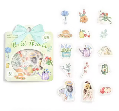 45 Stickers Colores pasteles