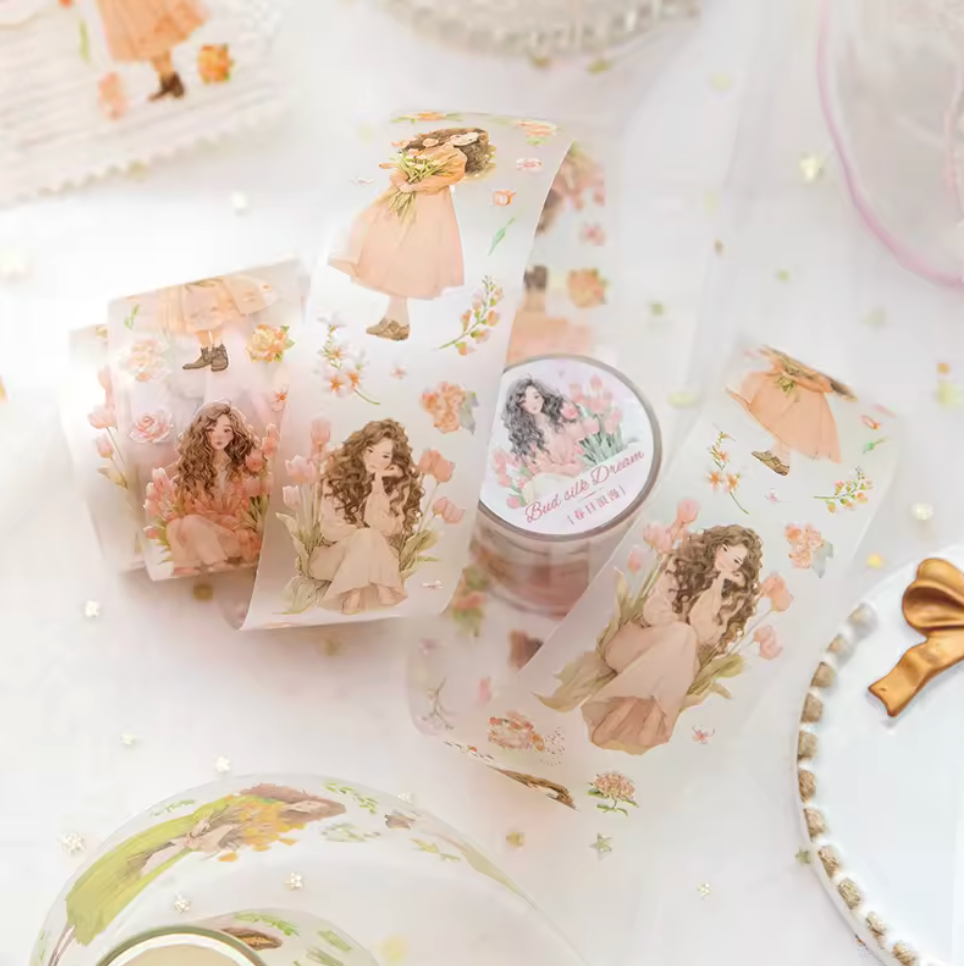Washi Tape Monitas & Flores de colores